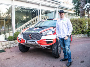 Nicolás Fuchs estuvo presente en el lanzamiento oficial del Rally Dakar 2018 realizado en París