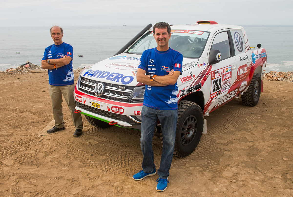 Los Ferrand en el Dakar