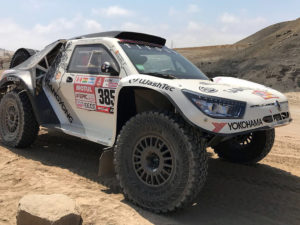 Óscar Fuertes, con la ambición de ser el mejor debutante del Dakar