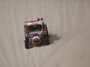 Juan Carlos Uribe y el Team Can-Am Perú ganaron la etapa 3 y se mantienen líderes en UTV’S del Dakar 2018