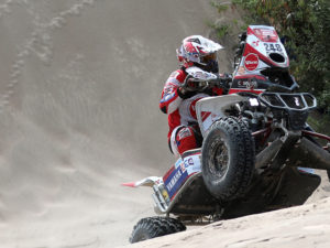 Alexis Hernández llegó a Bolivia y se mantiene segundo en cuatrimotos del Dakar 2018