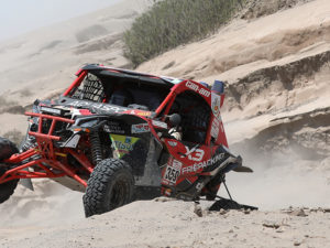 Juan Carlos Uribe y el Team Can-Am Perú se mantienen en el 2do lugar de UTV’S en el Dakar 2018