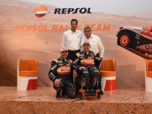 Isidre Esteve presentó su equipo para el Dakar 2019