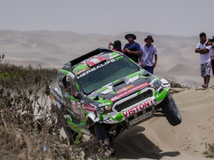 Nicolás Fuchs se ubica entre los mejores pilotos del Rally Dakar 2019 a su llegada a Arequipa