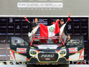 Eduardo Castro Yangali contento de haber participado en su 1er Rally Mundial