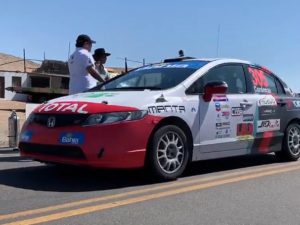 Víctor Cárdenas encabezó el podio del Rally Hornillos