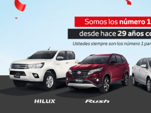 Toyota obtuvo primer lugar enn ventas en el 2020 y mantiene liderazgo por 29 años consecutivos en el Perú