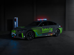 BMW M presenta el nuevo BMW i4 M50 Safety Car para la Copa del Mundo FIM Enel MotoE ™