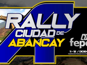 La fiesta del rally nacional será en Abancay