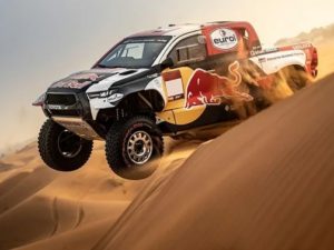 Toyota Gazoo Racing preparado para el Dakar 2022 con el nuevo Toyota GR DKR Hilux T1 +