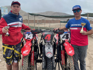 Honda Racing: Renzo Cecchi Campeón Nacional de la Región Lima 2022 en Motocross.