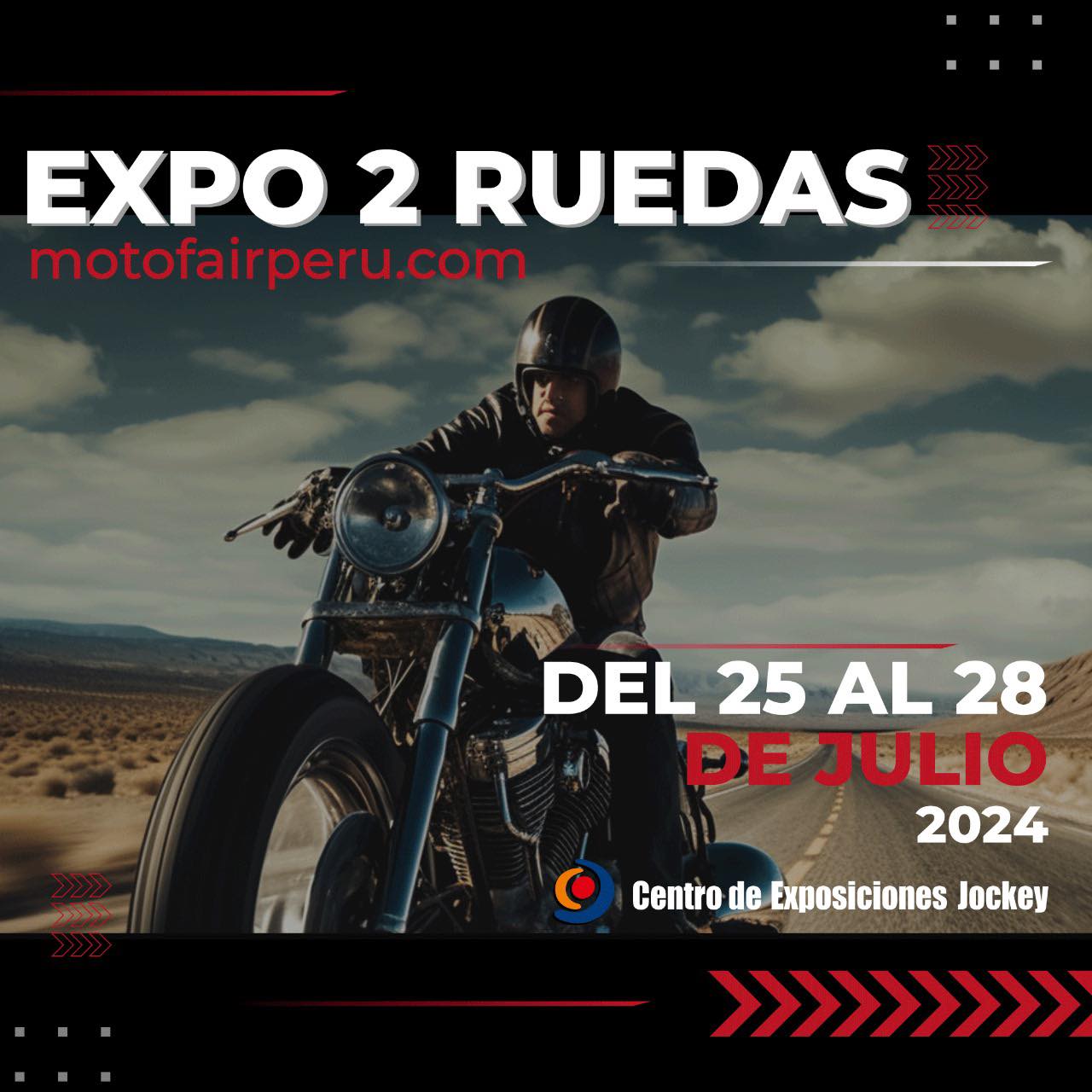 Expo 2 Ruedas 2024 convocará a 7 mil moteros y ciclistas en el Centro de Exposiciones Jockey