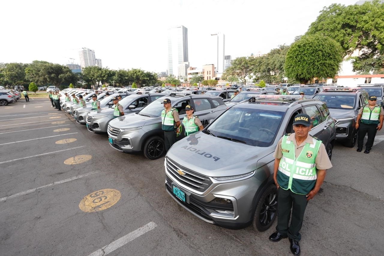 PNP reforzará sus labores de seguridad con la incorporación de 119 camionetas Chevrolet Captiva 