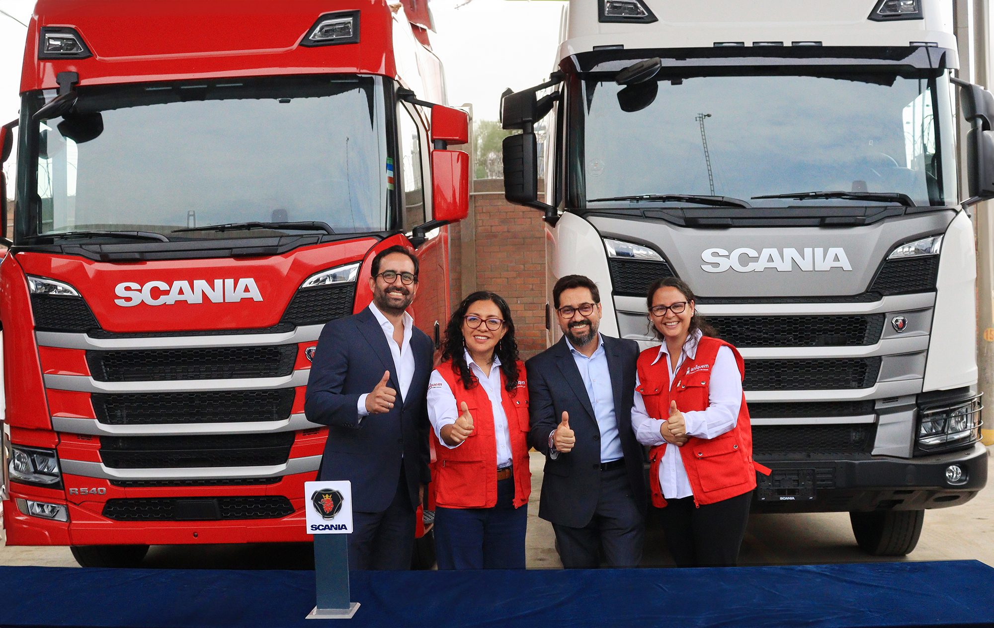 Scania Perú, primera marca de transporte pesado del país en sumarse al propósito de ANIQUEM