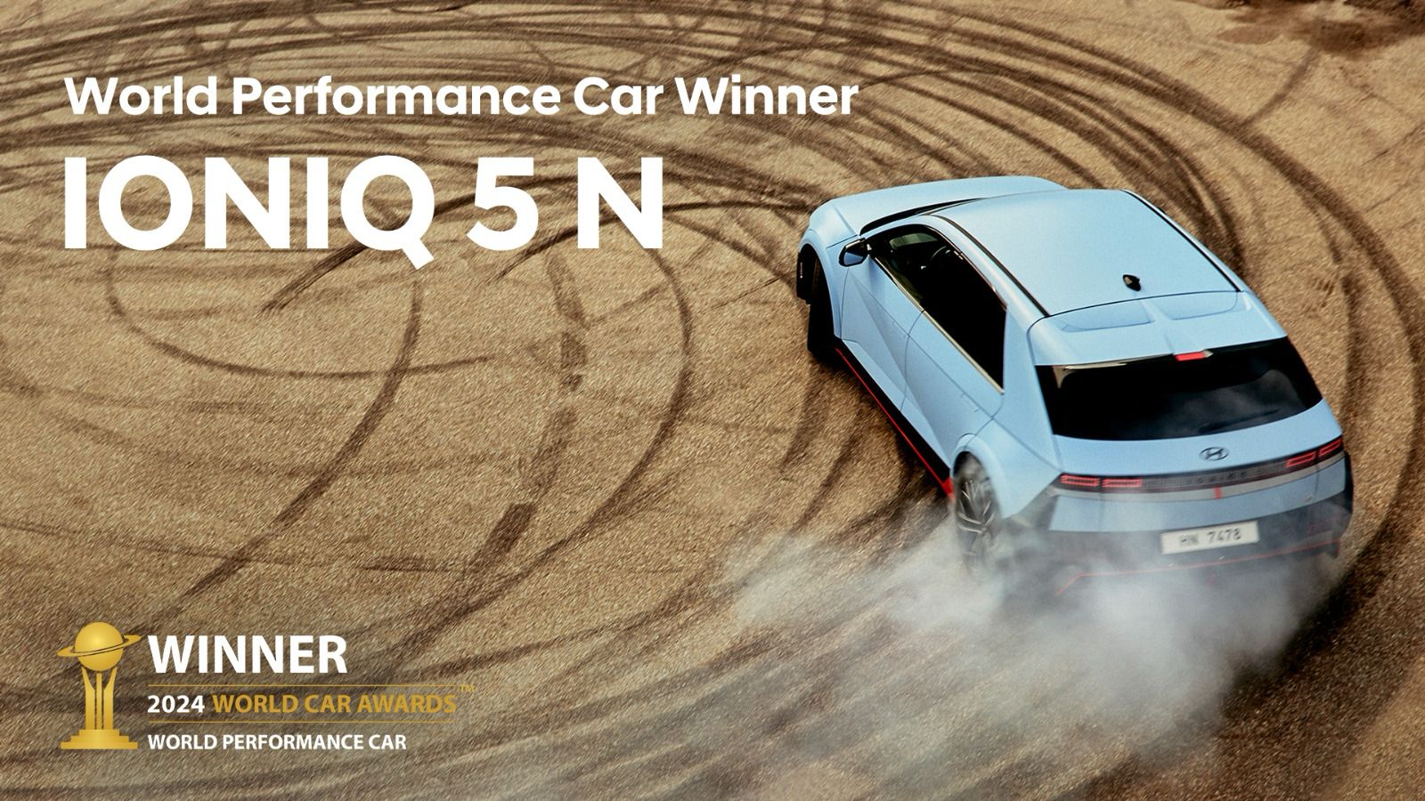 Hyundai IONIQ 5 N es nombrado World Performance Car 2024