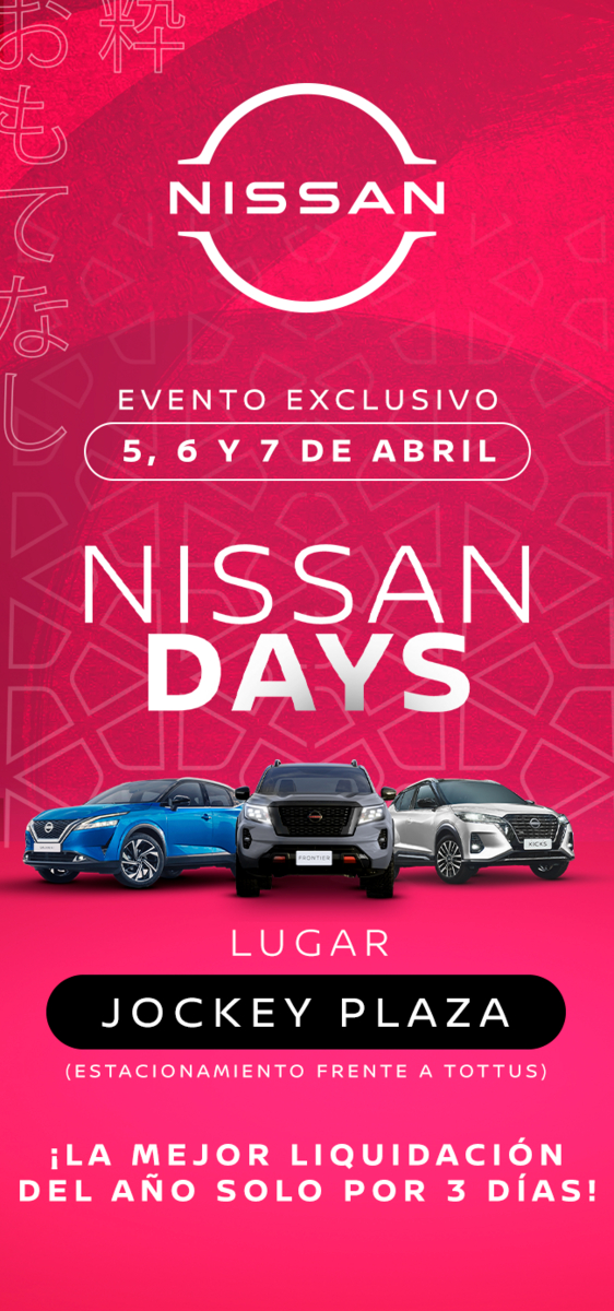 “Nissan Days”: Campaña ofrece Mejor Liquidación del Año en vehículos del 5 al 7 de abril