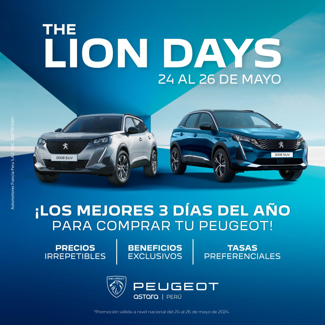 Lion Days: la mejor oportunidad en este 2024 para comprar un Peugeot