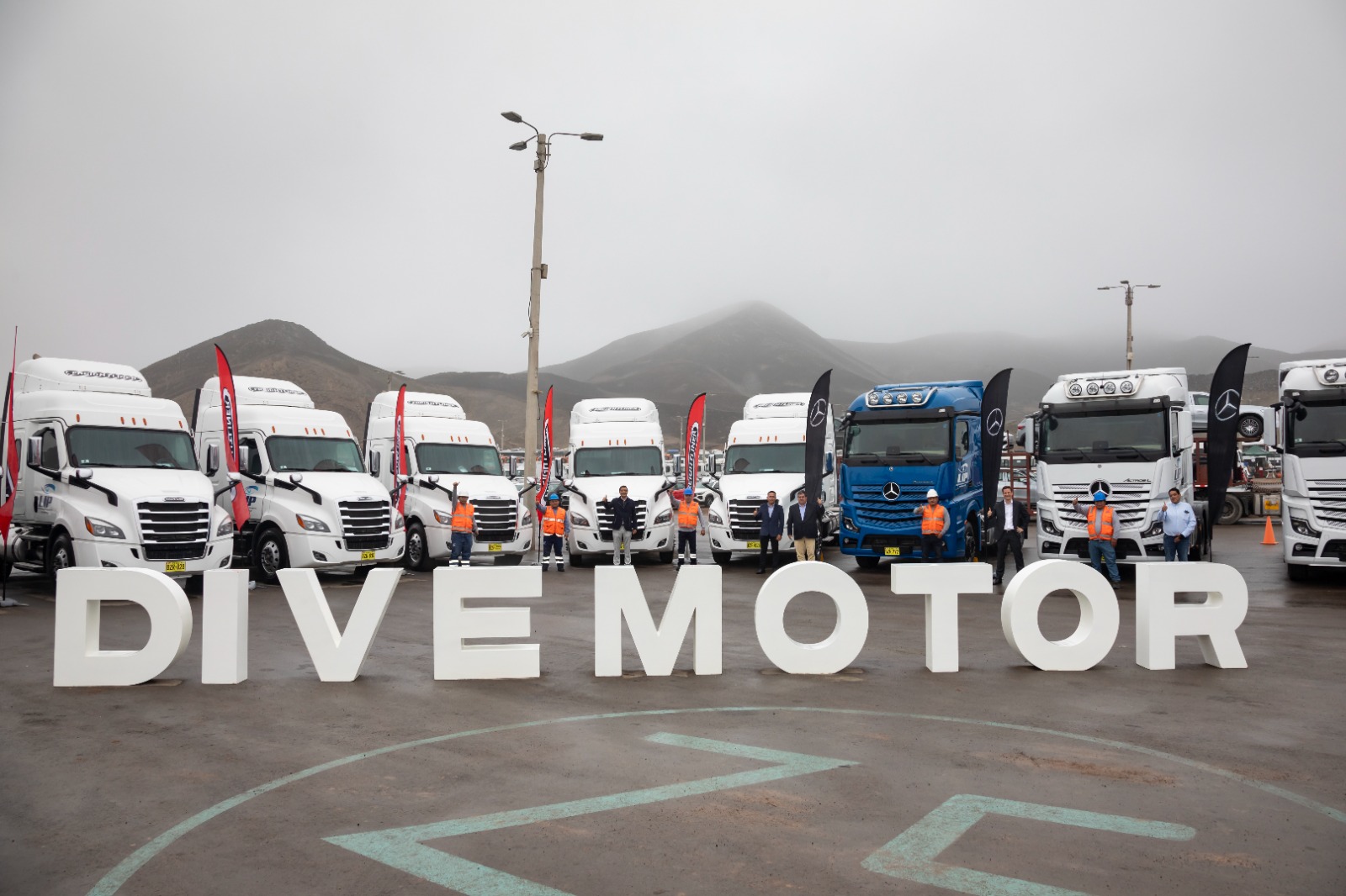 Divemotor entrega importante lote de tractocamiones a Logística Intermodal del Perú