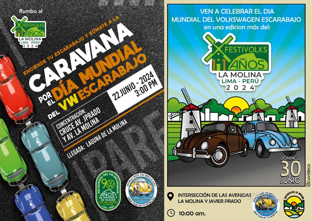 Celebra el Día Mundial del Vocho en una caravana llena de historia y tradición