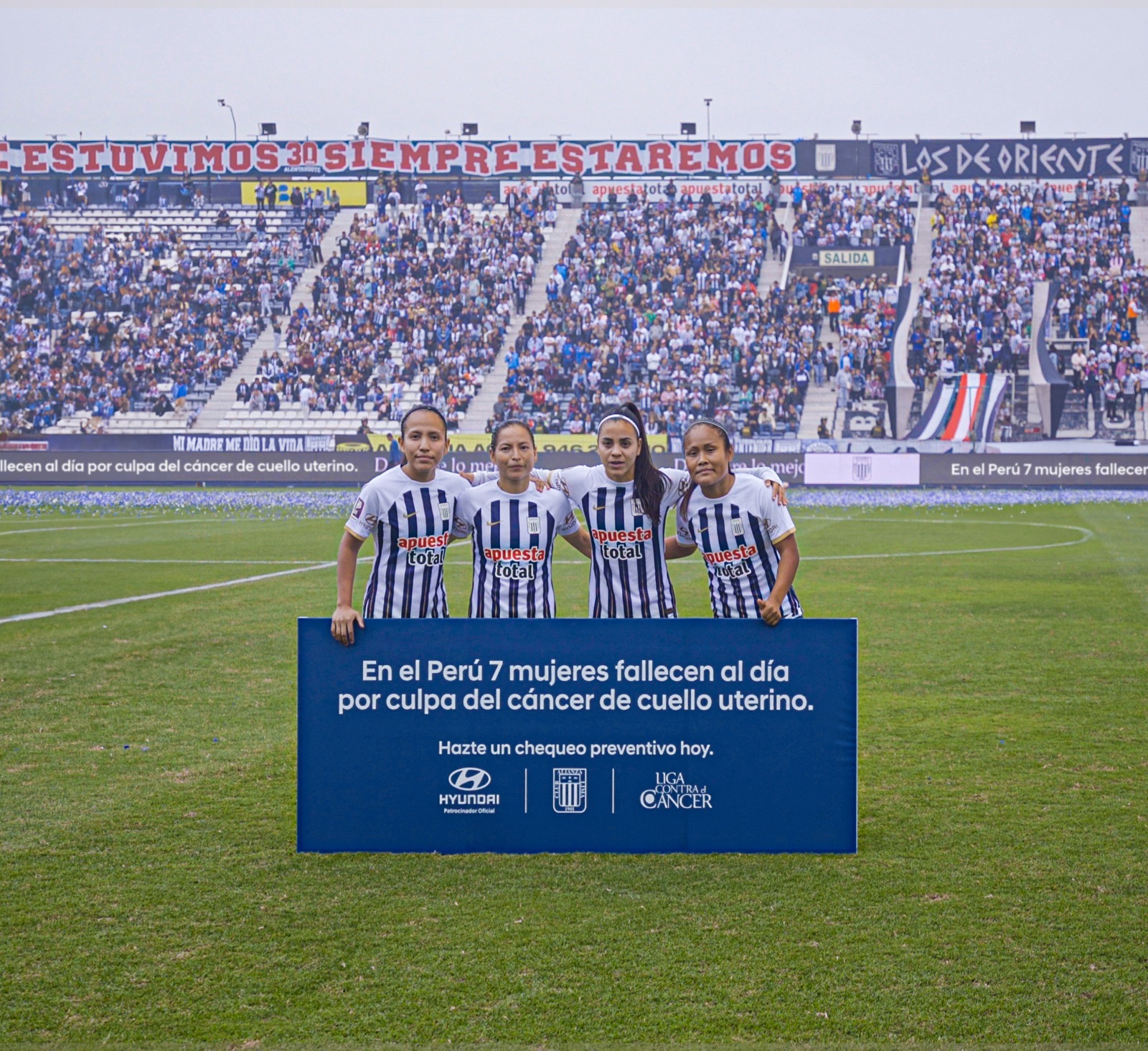 Hyundai y Alianza Lima Femenino Unen Fuerzas para Promover la Prevención del Cáncer de Cuello Uterino