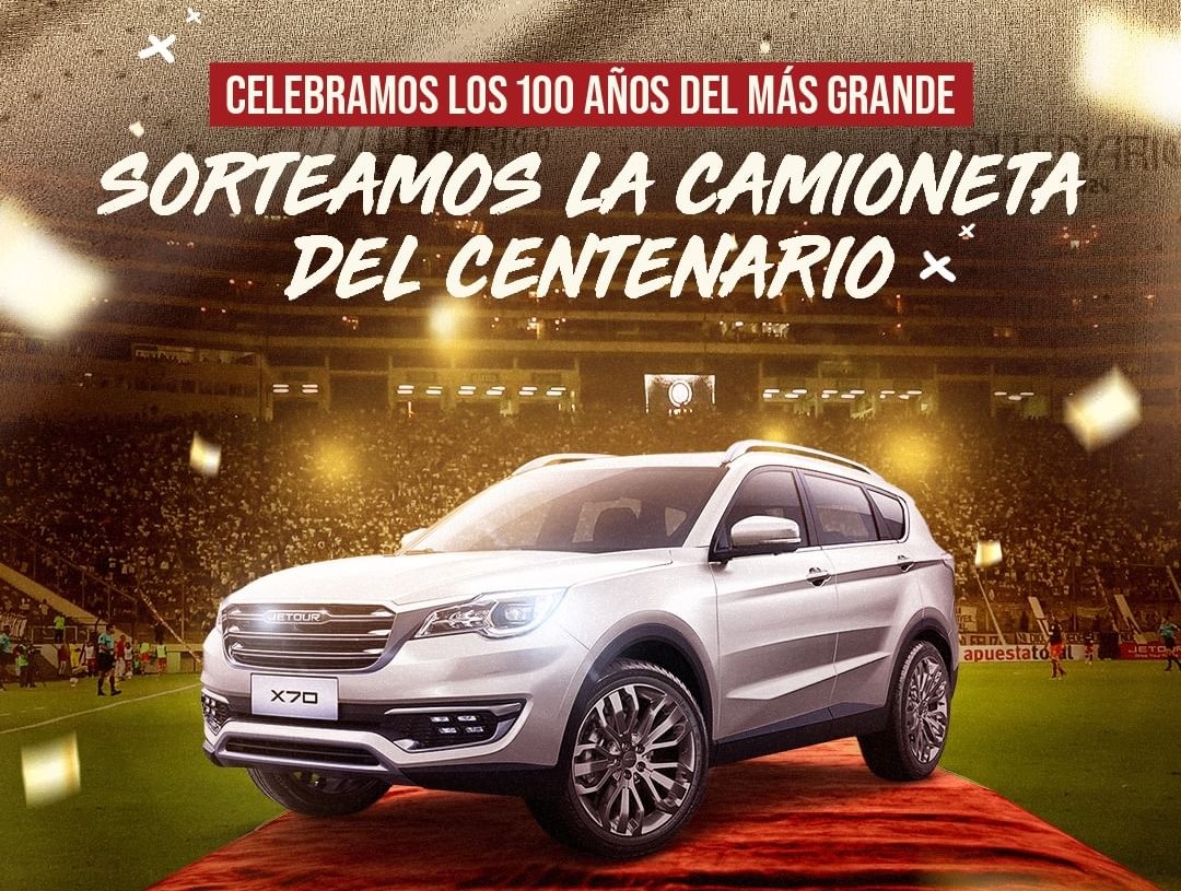 ¡Gana una camioneta Jetour X70! Jetour anuncia sorteo especial para la Noche del Centenario de la “U”