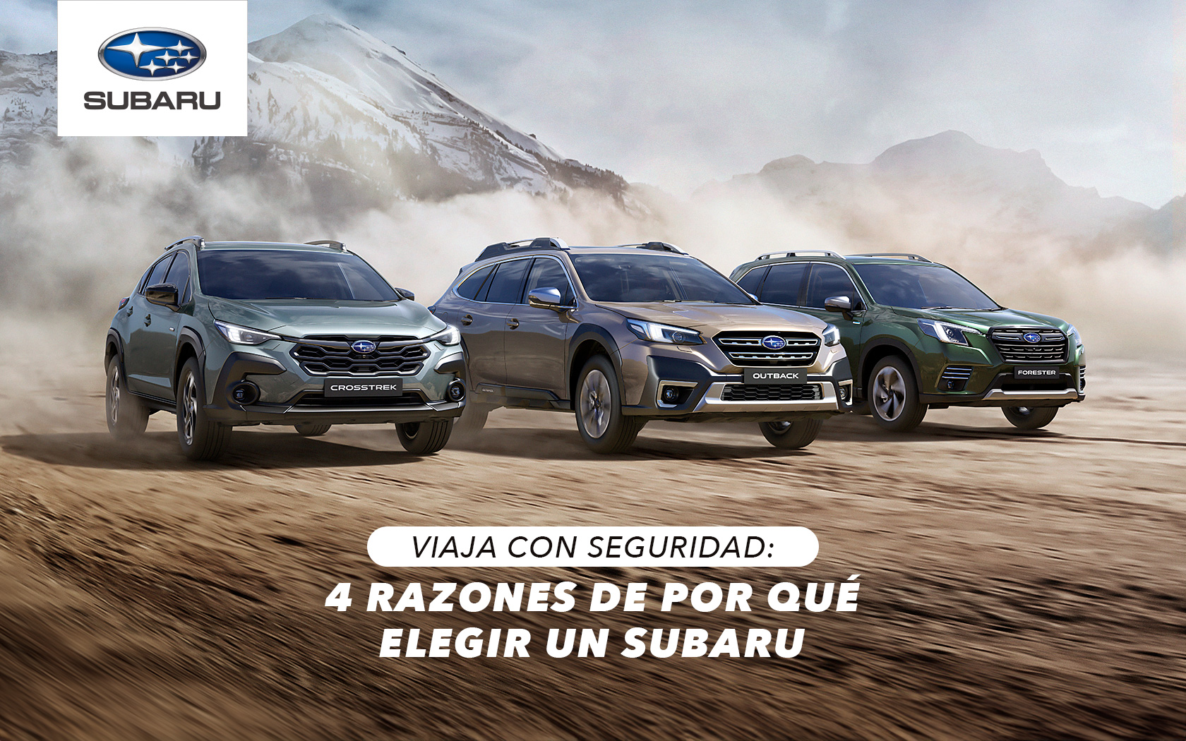 Viaja con seguridad: 4 Razones de por qué elegir un Subaru