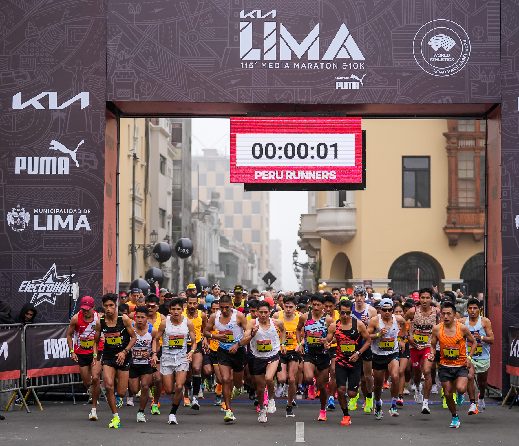 ¡La Fiesta del Running: 17,500 corredores disfrutaron de la Kia Media Maratón de Lima Powered by Puma!