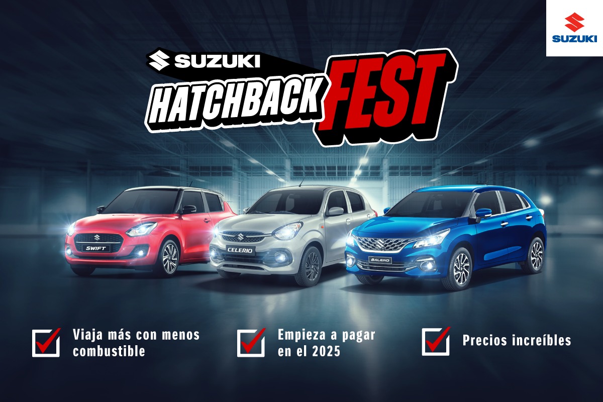 Llegó el ‘Hatchback Fest’ de Suzuki, con precios únicos durante todo septiembre