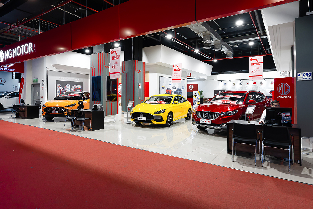 MG Motors expande su presencia en el mercado automotriz con tienda en Mall del Sur