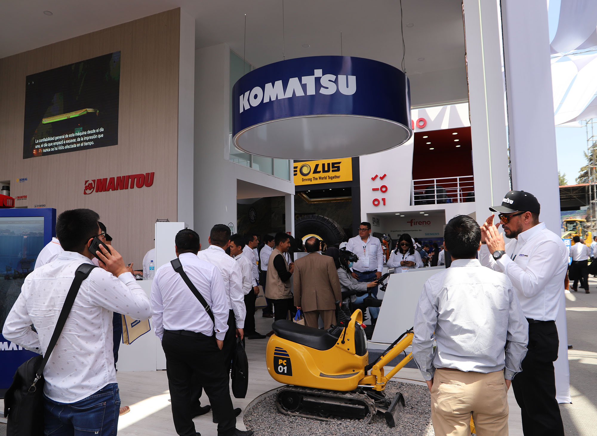 Komatsu-Mitsui se presenta en Expomina 2024 con una amplia oferta en minería subterránea