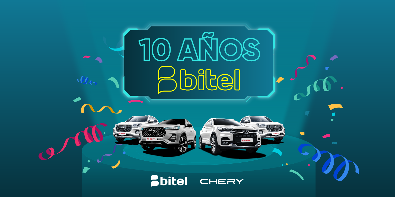 Bitel celebra 10 años en Perú con el sorteo de cuatro exclusivas Chery Tiggo