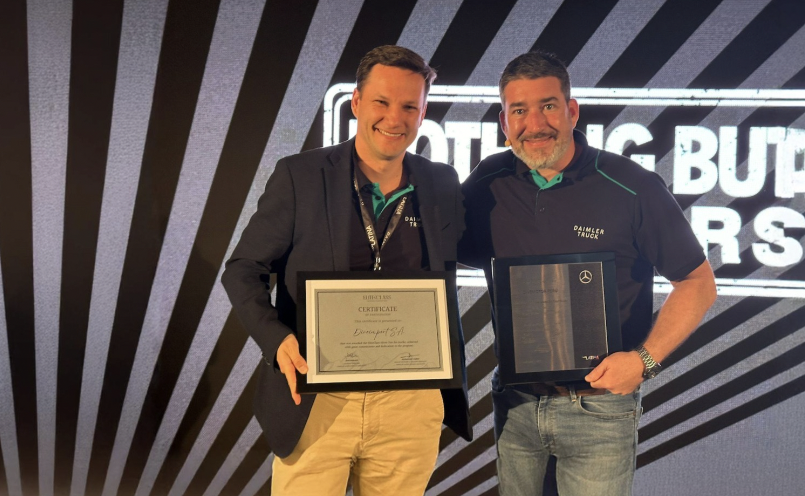 Divemotor recibe el prestigioso reconocimiento EliteClass en el sector de camiones