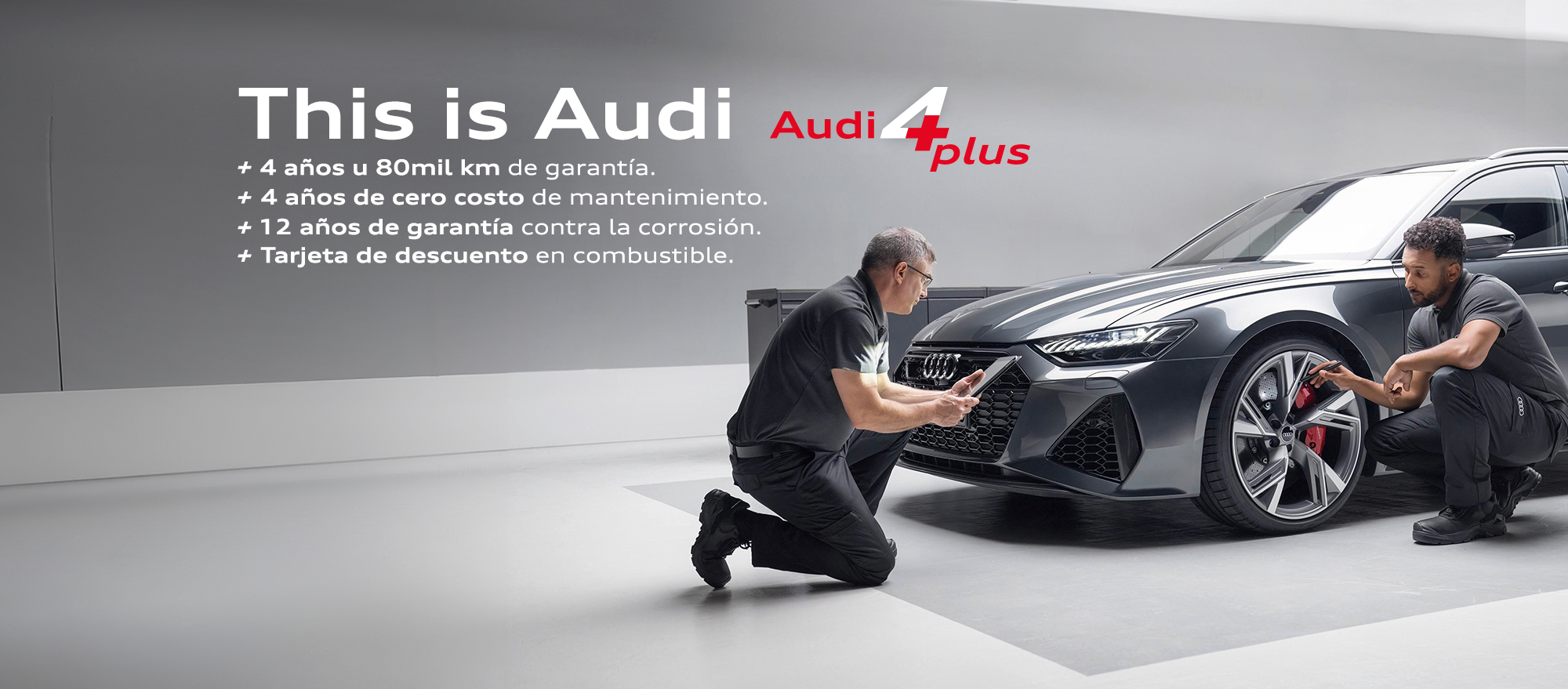 Audi Plus 4+4: el servicio de postventa de la marca alemana se renueva