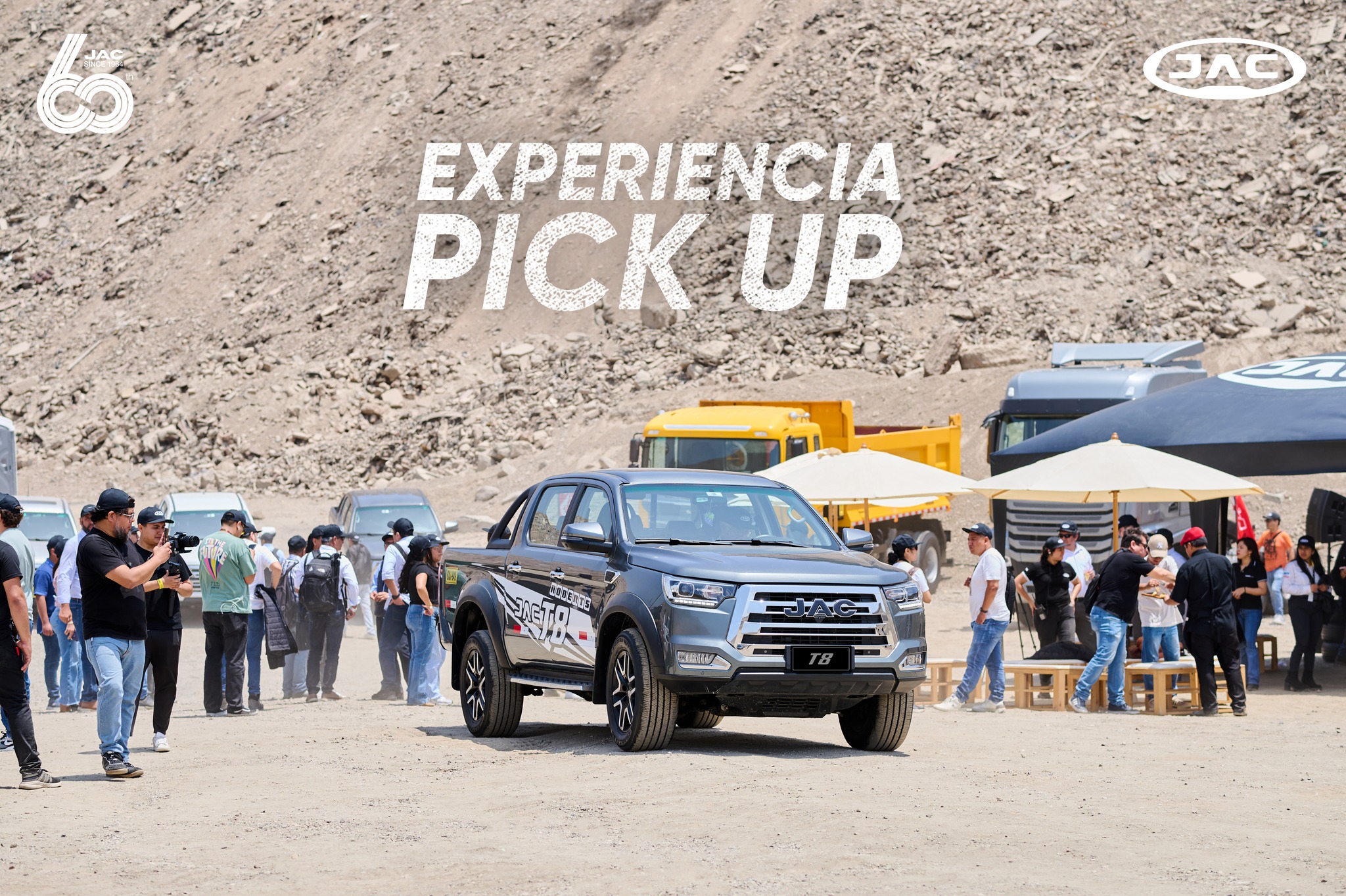 JAC anuncia garantía de 5 años para sus pick-up T8 y T8 PRO y brinda experiencia en circuito especializado