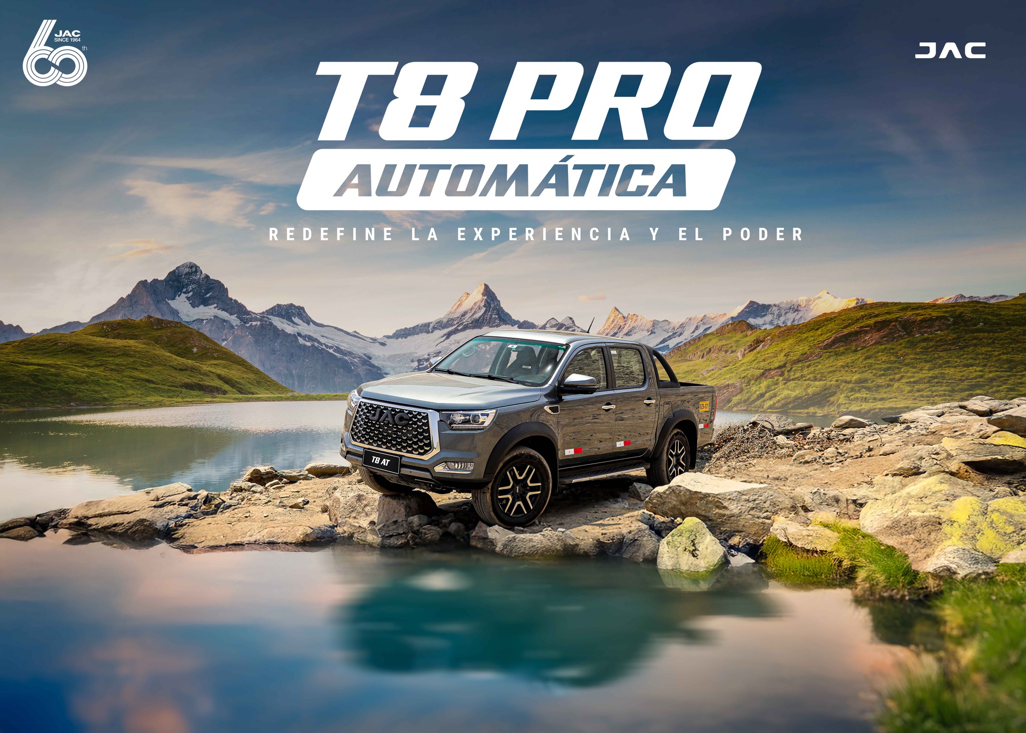 JAC anuncia lanzamiento de nueva T8 PRO AUTOMÁTICA 4×4 y eleva la propuesta de sus Pick-Ups.