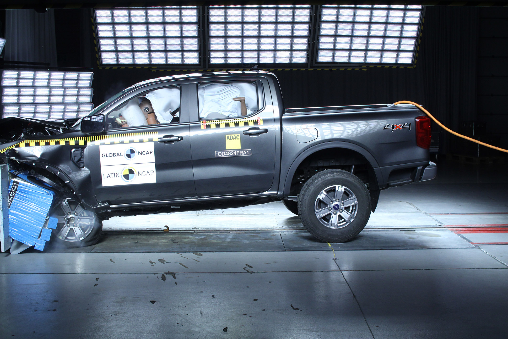 Ford Ranger® recibe cinco estrellas en la prueba de Latin NCAP