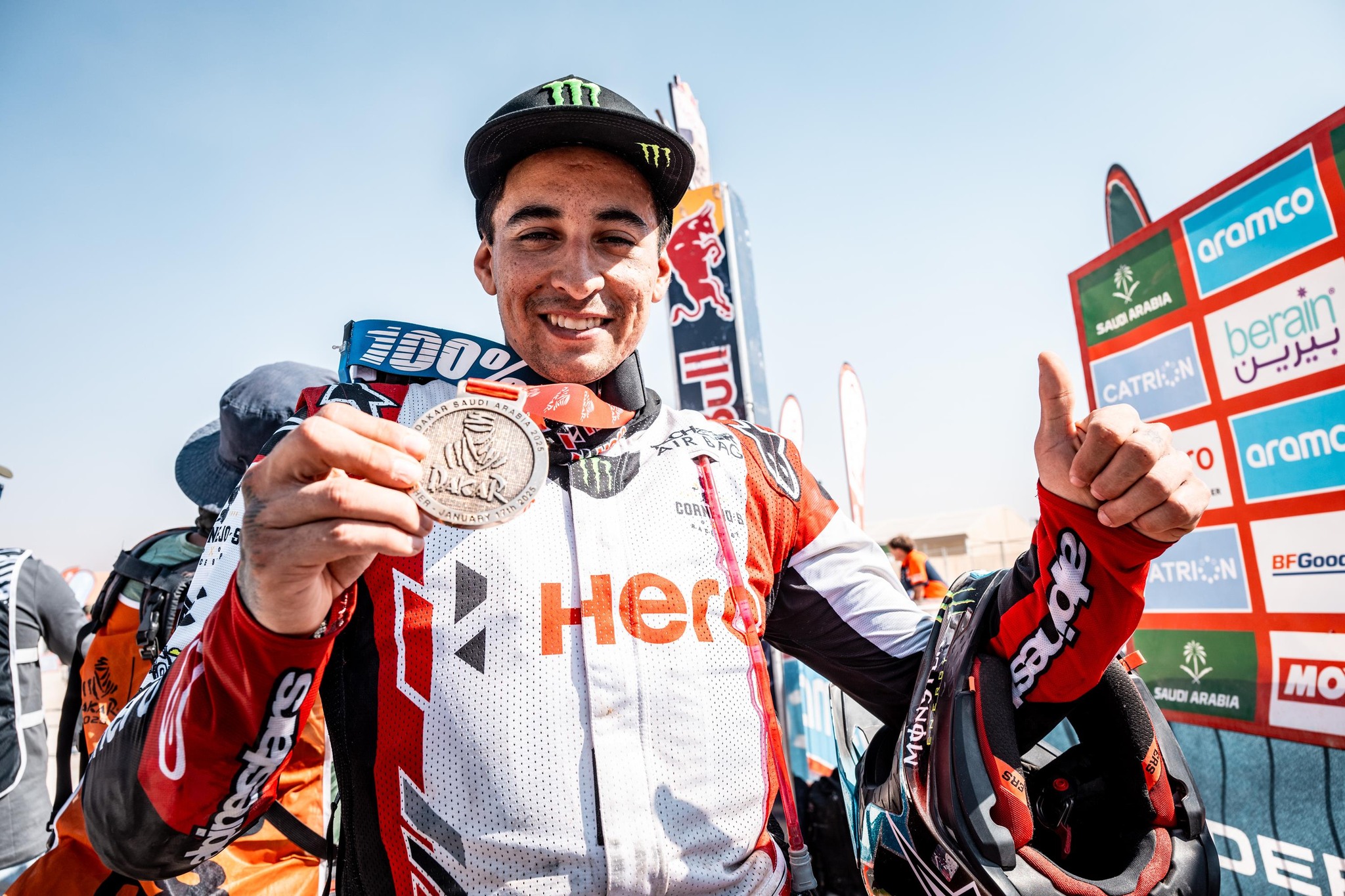 Héroes en el Dakar 2025: Hero celebra el 7° lugar de Nacho Cornejo