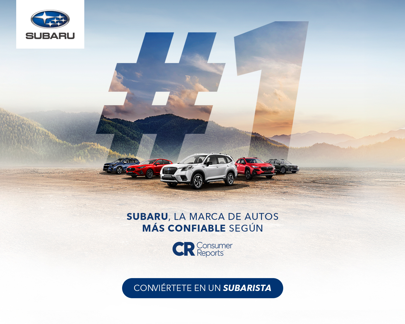 Subaru es reconocida nuevamente como la marca de autos más confiable según Consumer Reports